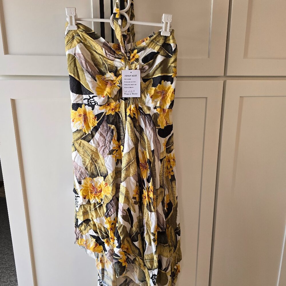 Steven Wear Aloha Hawaii One Size Halter/Strapless Stretch Dress Maxi